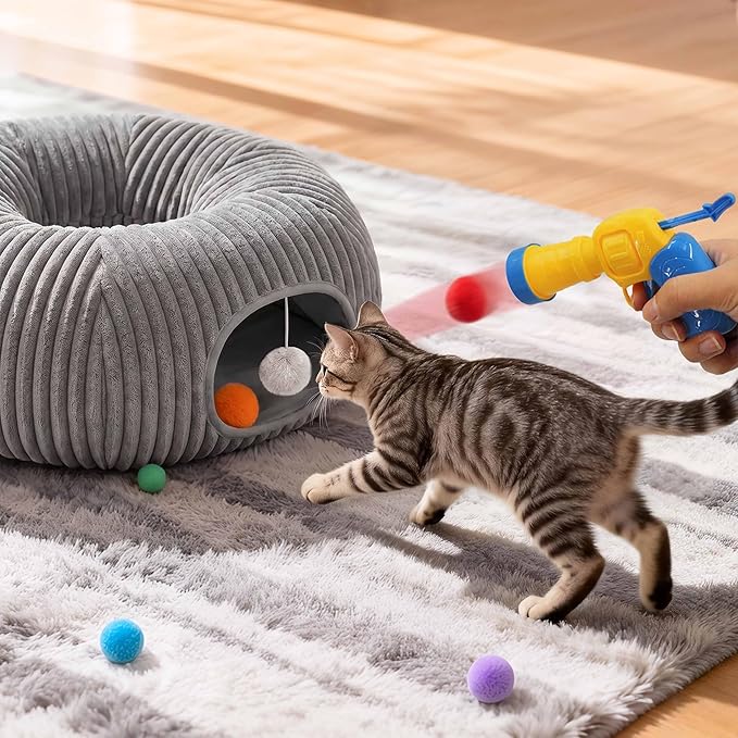31 Pcs Interactive Cat Toys for Indoor Cats, Cat Tunnel - Image 4