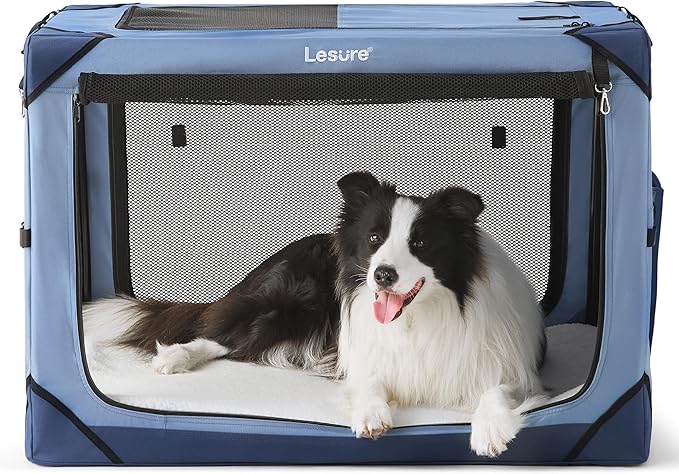 Lesure Collapsible Dog Crate by Lesure