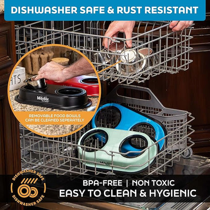 Master Pet Supply Double Dog Bowls Set - Image 6