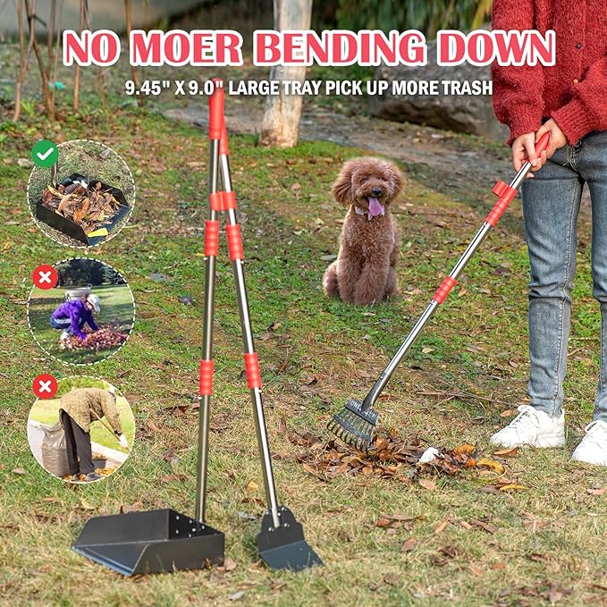 FUSBUNTY Dog Pooper Scooper Set, Pooper Scooper - Image 5