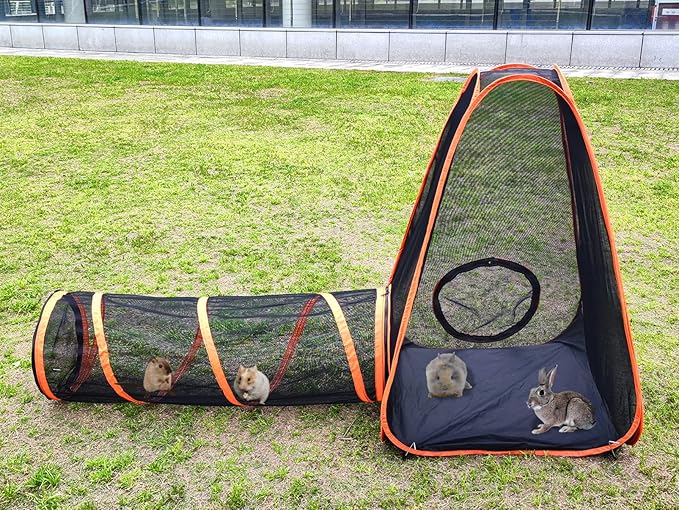 6 in 1 Pet Cat and Dog Tunnel Tent Foldable Pet Tent Outdoor Pop Up Pet Playpen - Image 3