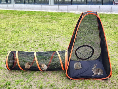 6 in 1 Pet Cat and Dog Tunnel Tent Foldable Pet Tent Outdoor Pop Up Pet Playpen - Image 3