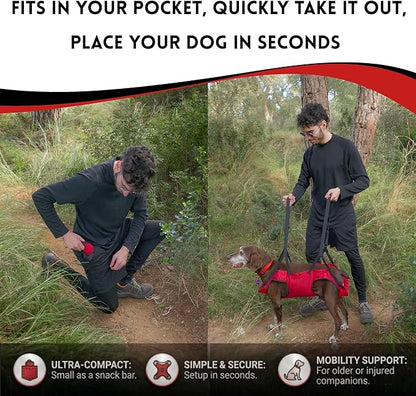 Fido Pro Airlift Ultra-Lite Dog Sling | Ultra-lite Sling Fit in Your Pocket & - Image 8