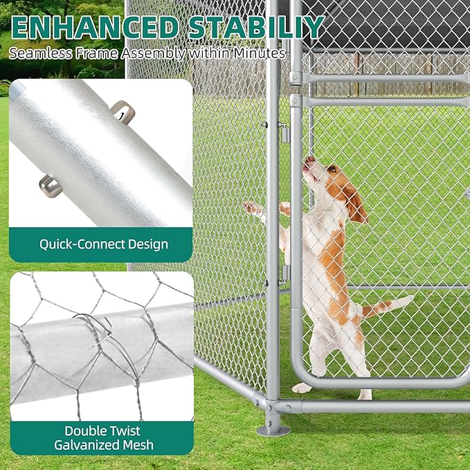 YITAHOME Large Outdoor Dog Kennel - Image 7