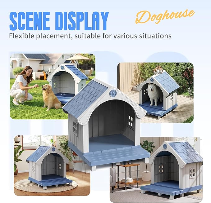 DRATO Dog House Resin Dog Kennel - Image 7