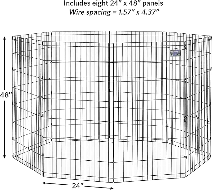 MidWest Homes for Pets 48-Inch Exercise Pen, for Indoor and Outdoor use - Image 5