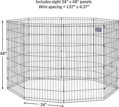 MidWest Homes for Pets 48-Inch Exercise Pen, for Indoor and Outdoor use - Image 5