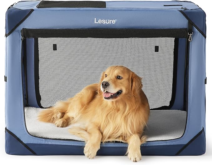 Lesure Collapsible Dog Crate by Lesure