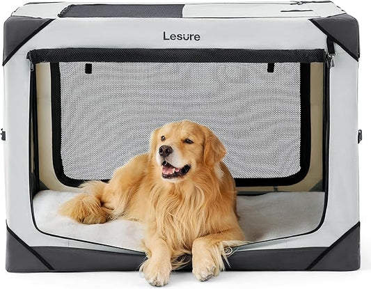 Lesure Collapsible Dog Crate by Lesure