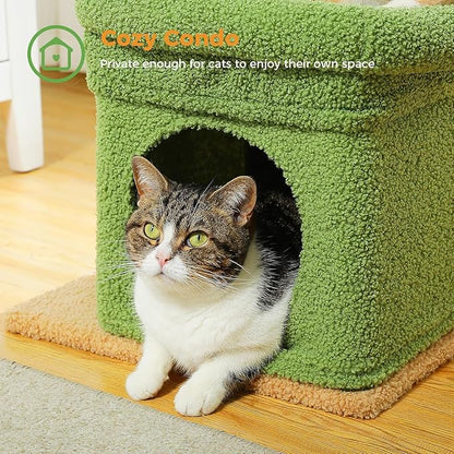 PEQULTI Cat Tree Cactus Cat Tower - Image 5