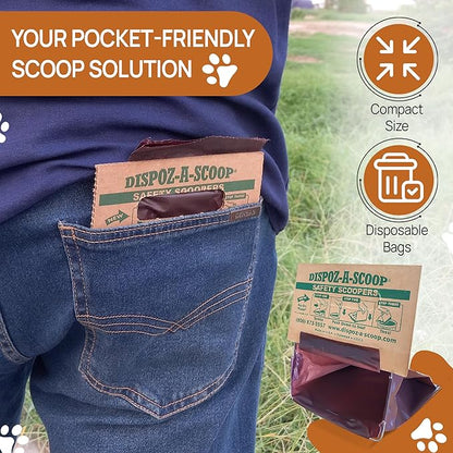 Dispoz-A-Scoop® 8 Pack"Scoop-Seal-Dispose” Dog Pooper Scooper - Image 5