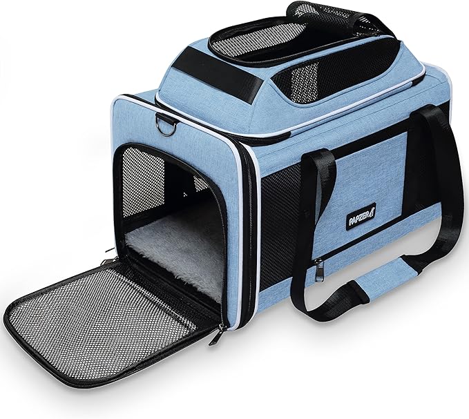 Cat Carrier Top-Expandable 18x11x11, United Delta American Airline Approved Dog by Comfortforyourpets