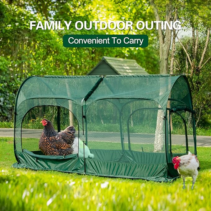 ANC POP Portable Chicken Run Large Pop-Up Chicken Pen - Image 7