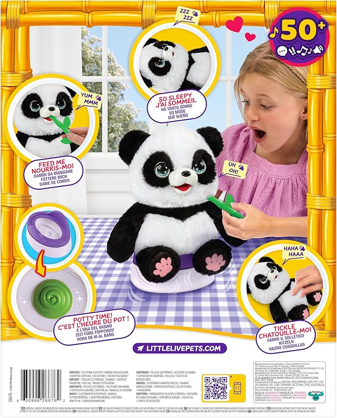 Little Live Pets My Baby Panda ChuChu Plush - Image 10