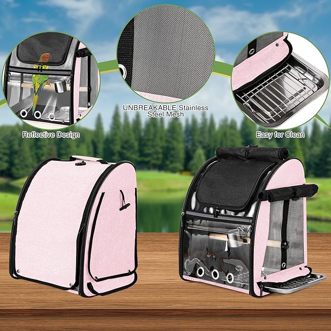 Sanmoncare Bird Carrier Backpack - Image 3