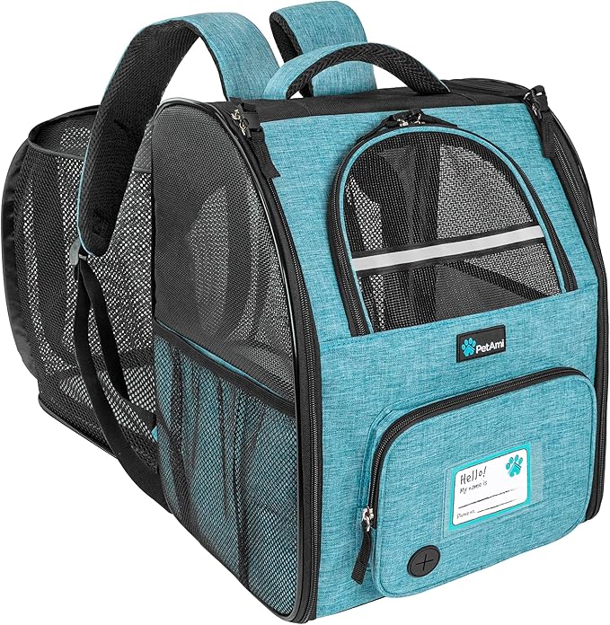 PetAmi Expandable Dog Backpack Carrier by PetAmi