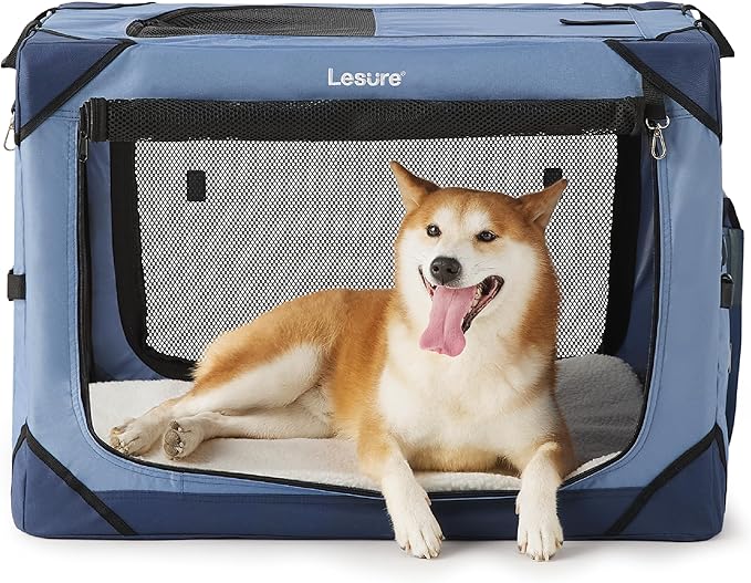 Lesure Collapsible Dog Crate by Lesure