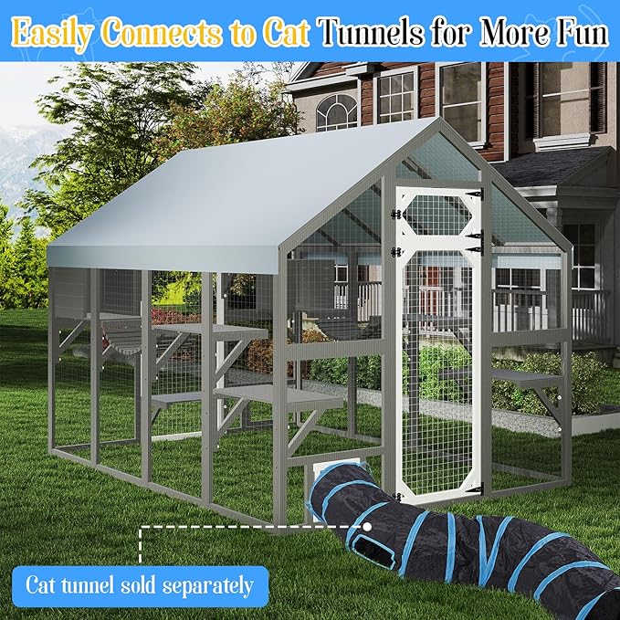 Ketive Extra Large Catio Outdoor Cat Enclosure - Image 6