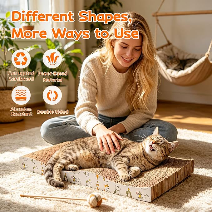 PatiencET Cat Scratcher Cardboard Pads - Image 3