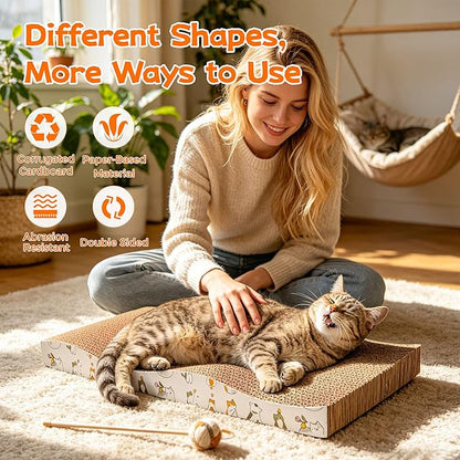 PatiencET Cat Scratcher Cardboard Pads - Image 3