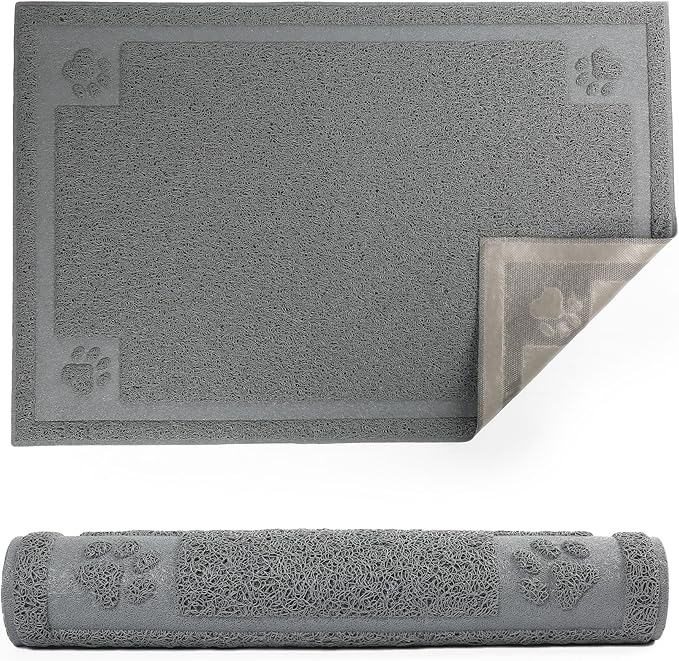 Prime Pets Pet Feeding Mat for Large Dogs and Cats, 24”x 16”, Flexible and by PrimePets
