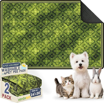 Washable Training Pads for Dog Pee Pads for Dogs by Verdasun