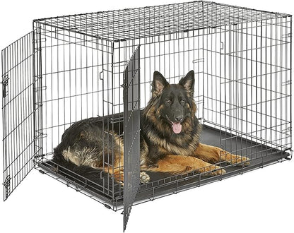 Midwest Homes for Pets 48-Inch New World Crate for Extra-Large Breeds, 90-110 by NewWorldPetProducts