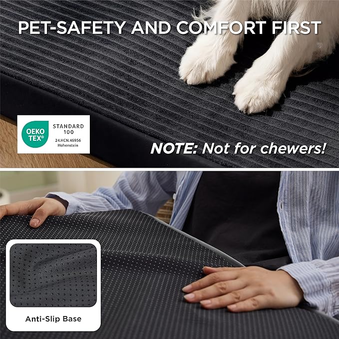 Bedsure ComfyFleece XL Dog Bed for Crate - Image 4