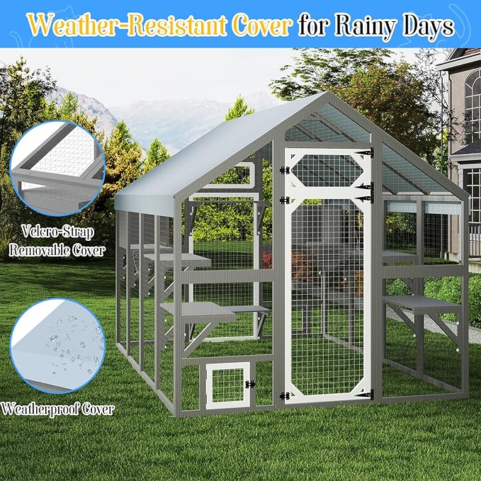 Ketive Extra Large Catio Outdoor Cat Enclosure - Image 5