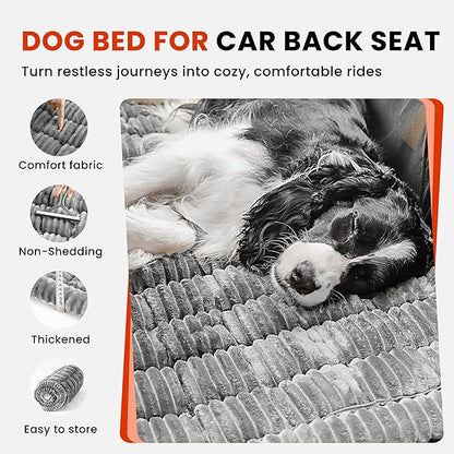 HiPetpy Backseat Dog Bed Mat for Car, Non-Slip Dog Bed for Car Back Seat - Image 2