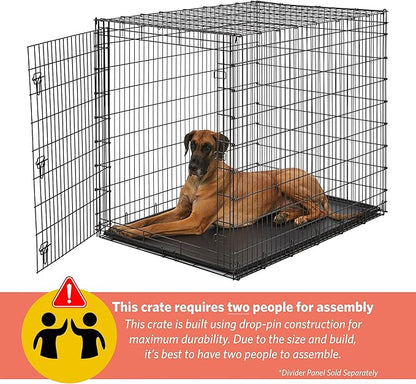 Solutions by MidWest Homes for Pets 54-Inch Drop Pin Crate for Giant Breeds - Image 4