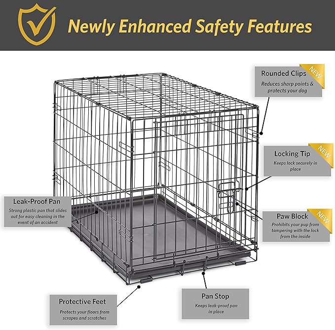 Midwest Homes for Pets 30-Inch New World Crate for Medium Breeds, 21-40 lbs - Image 4