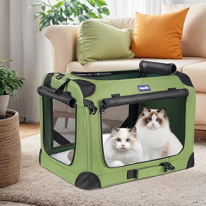 Petprsco Large Cat Carrier for 2 Cats Small Medium Dogs, Soft Pet Carrier - Image 2