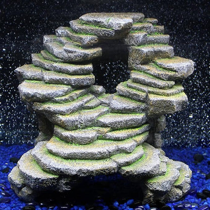 Penn-Plax Reptology Shale Scape Step Ledge & Cave Hideout - Image 2