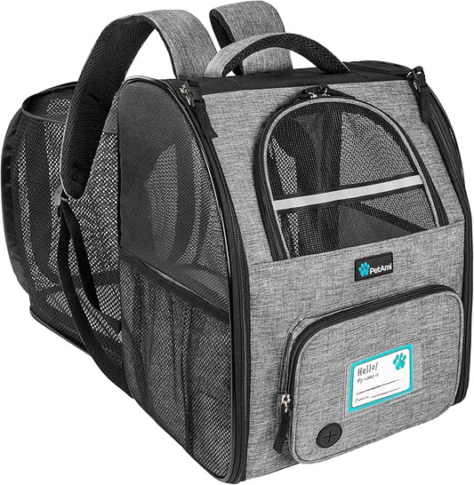 PetAmi Expandable Dog Backpack Carrier by PetAmi