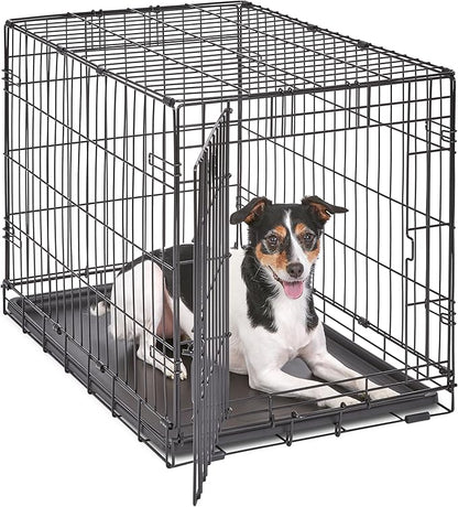 MidWest Homes for Pets 30-Inch iCrate for Medium Breeds, 21-40 lbs, Single Door by MidWestHomesForPets