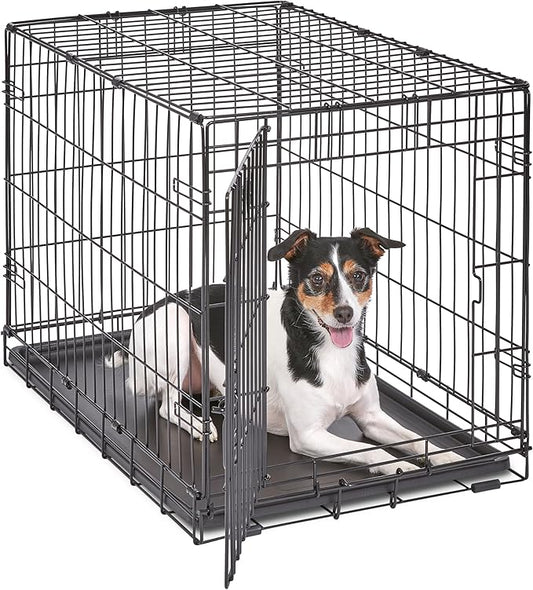 MidWest Homes for Pets 30-Inch iCrate for Medium Breeds, 21-40 lbs, Single Door by MidWestHomesForPets