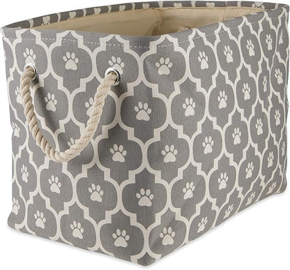 Bone Dry Pet Storage Collection Lattice Paw Print, Medium Rectangle - Image 2