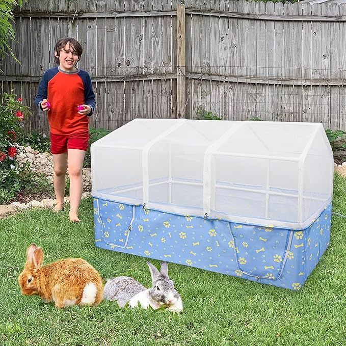 Rabbit Cage, PVC Frame Chicken Coop - Image 7