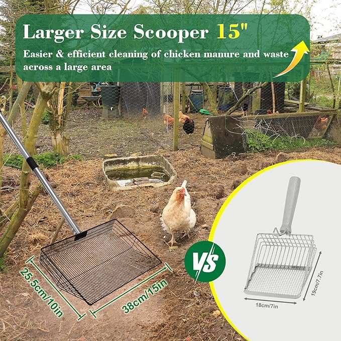 15-inch Chicken Poop Scooper - Image 5