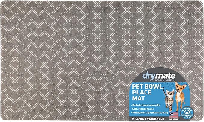 Drymate Pet Bowl Placemat, Dog & Cat Food Feeding Mat - Image 6