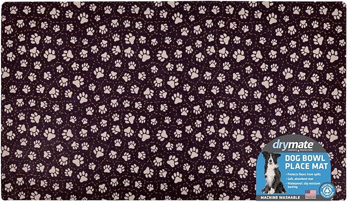 Drymate Pet Bowl Placemat, Dog & Cat Food Feeding Mat - Image 7