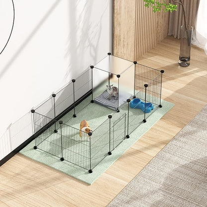 HOMIDEC Pet Playpen, Small Animals Cage DIY Wire Portable Yard Fence - Image 2