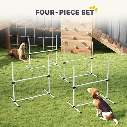 PawHut 4 Piece Dog Agility Training Equipment - Image 5