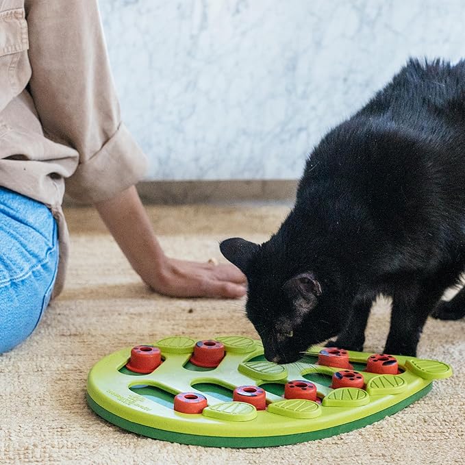 Catstages Nina Ottosson Buggin’ Out Puzzle & Play Cat Puzzle Feeder – - Image 8