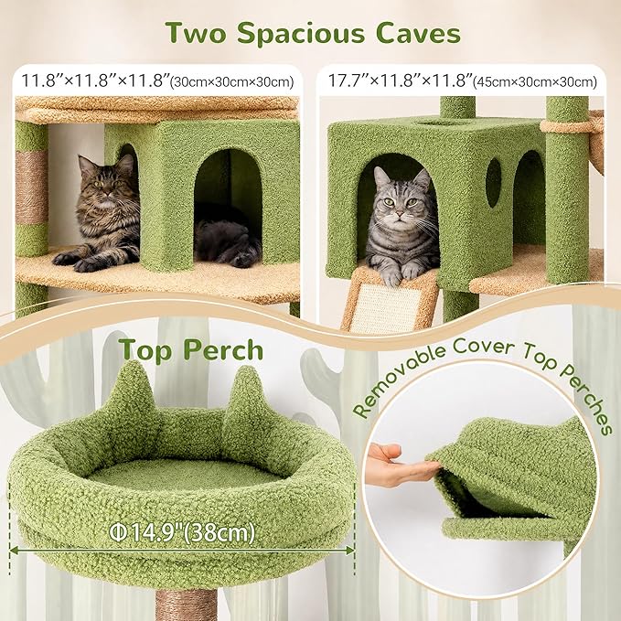 Globlazer Heavy Duty Cactus Cat Tree - Image 3