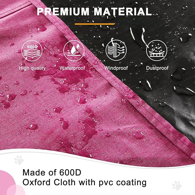 HiCaptain Breathable Dog Crate Cover 30 Inch, Durable Heavy Duty Kennel Cover - Image 2