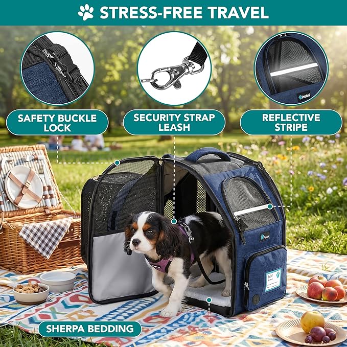 PetAmi Expandable Dog Backpack Carrier - Image 4