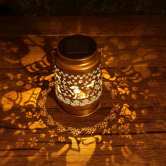 Dachshund Hanging Solar Lanterns Outdoor Waterproof, Garden Decor Solar Lights - Image 6