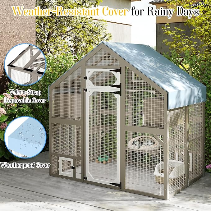 Ketive Cat Catio Outdoor Enclosure - Image 4